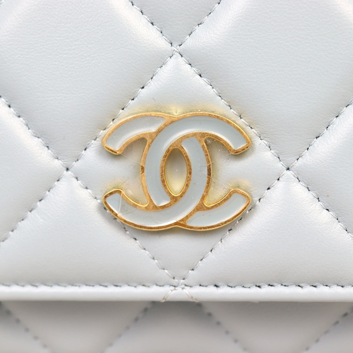 Chanel Enamel Mini Wallet on Chain
