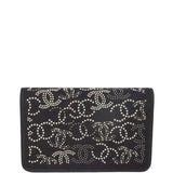 Chanel Paris-Shanghai Wallet on Chain Studded Canvas