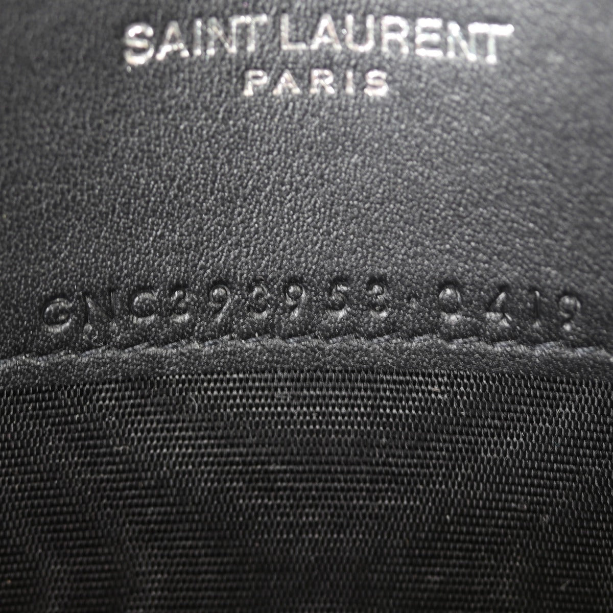 Saint Laurent Cassandre Chain Wallet Date Code