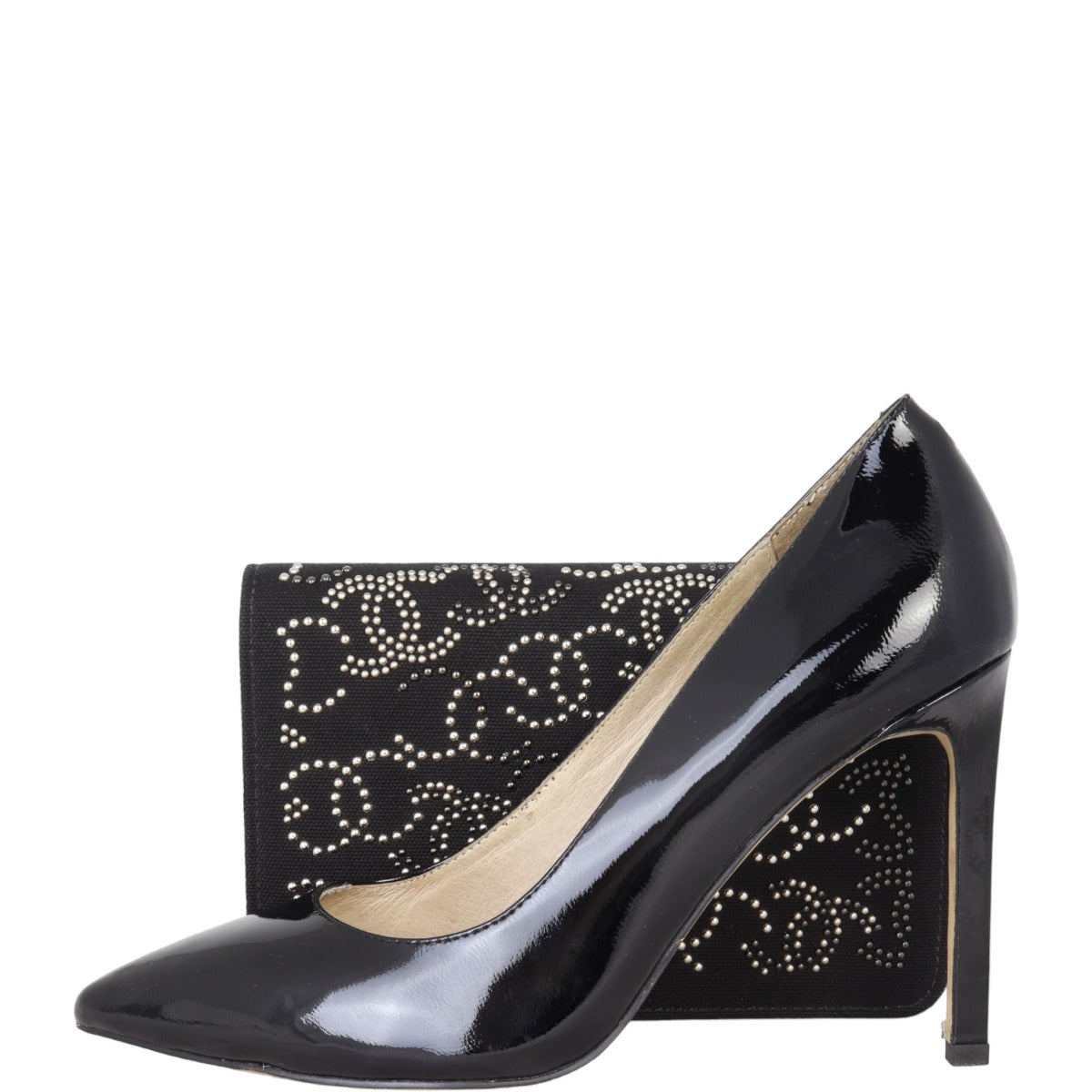 Chanel Paris-Shanghai Wallet on Chain Studded Canvas