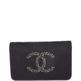 Chanel Paris-Shanghai Wallet on Chain Studded Canvas
