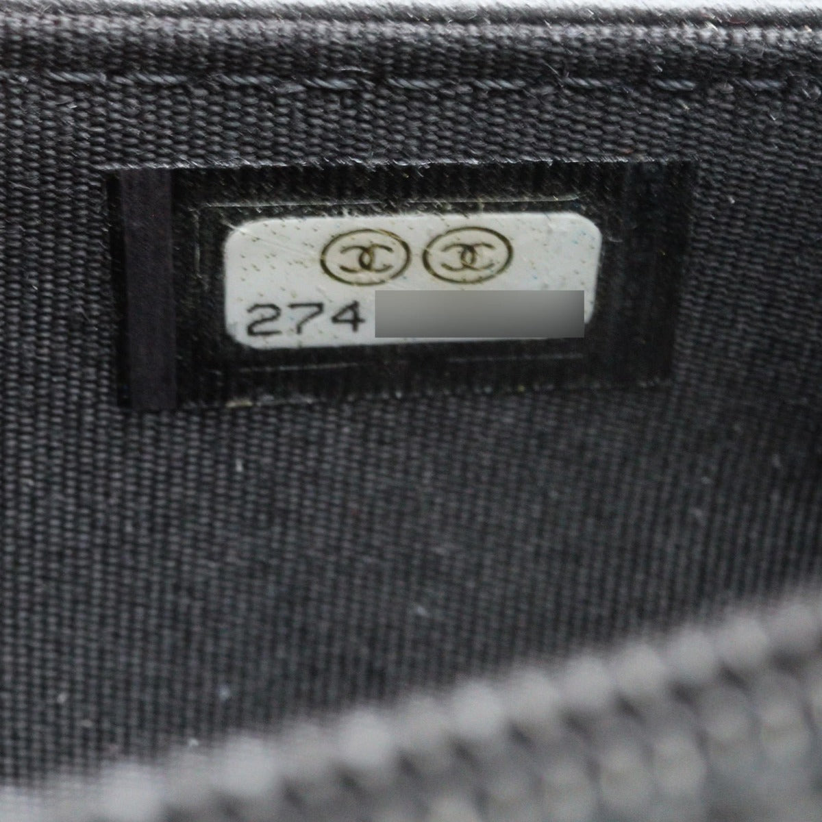 Chanel Paris-Shanghai Wallet on Chain Studded Canvas