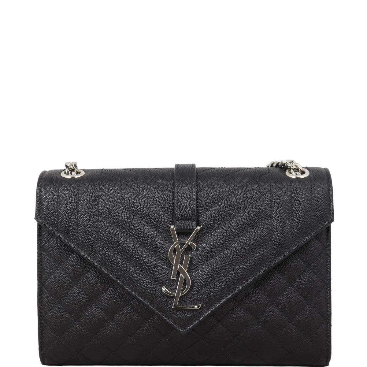 Saint Laurent Monogram Mix Matelasse Envelope Chain Bag Medium