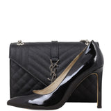 Saint Laurent Monogram Mix Matelasse Envelope Chain Bag Medium