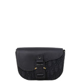 Dior Saddle Mini Messenger Flap Bag Oblique