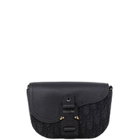 Dior Saddle Mini Messenger Flap Bag Oblique