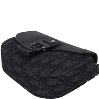 Dior Saddle Mini Messenger Flap Bag Oblique