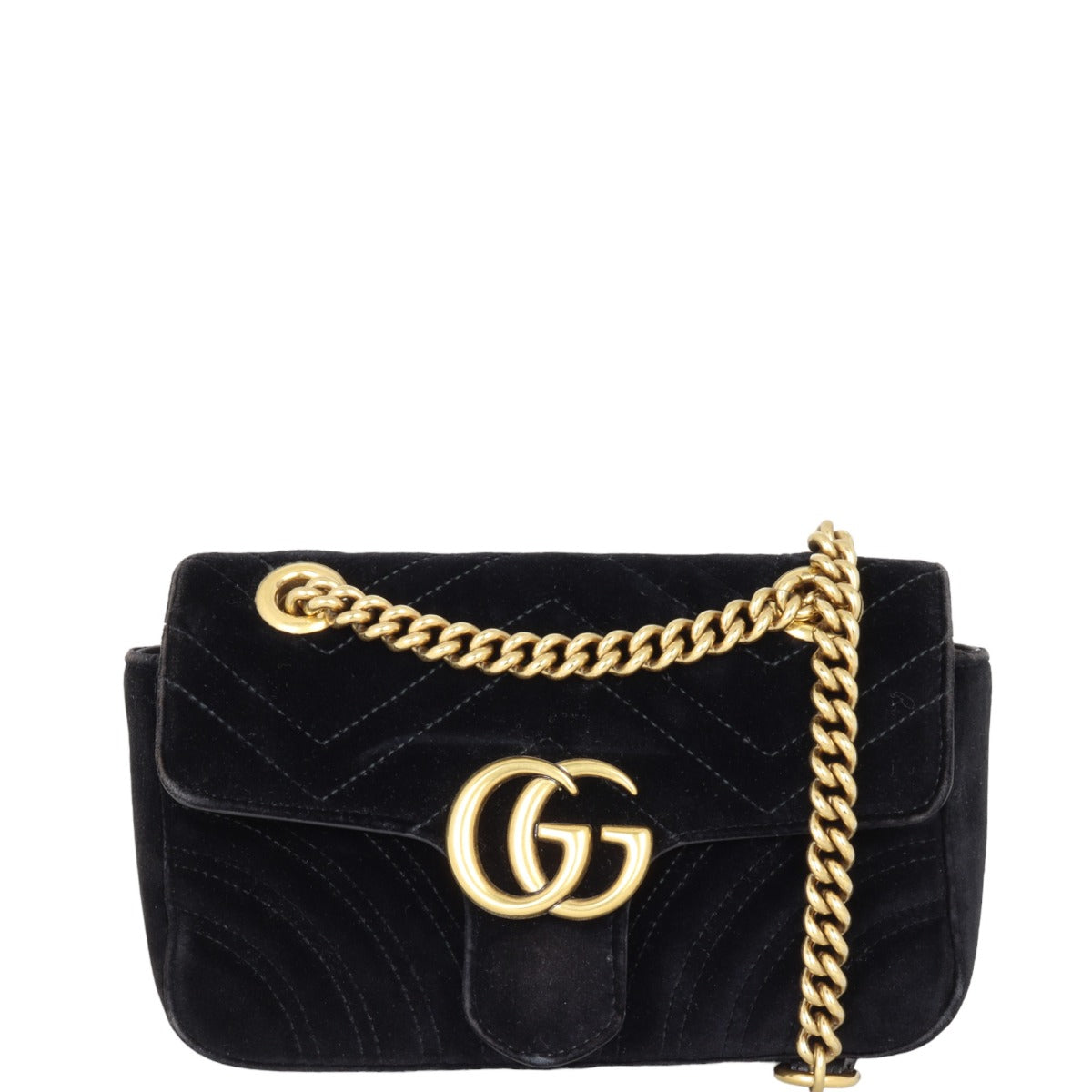 Gucci Marmont Velvet Mini Shoulder Bag