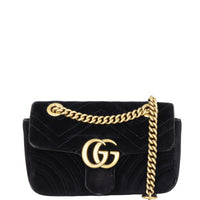 Gucci Marmont Velvet Mini Shoulder Bag