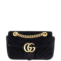Gucci Marmont Velvet Mini Shoulder Bag