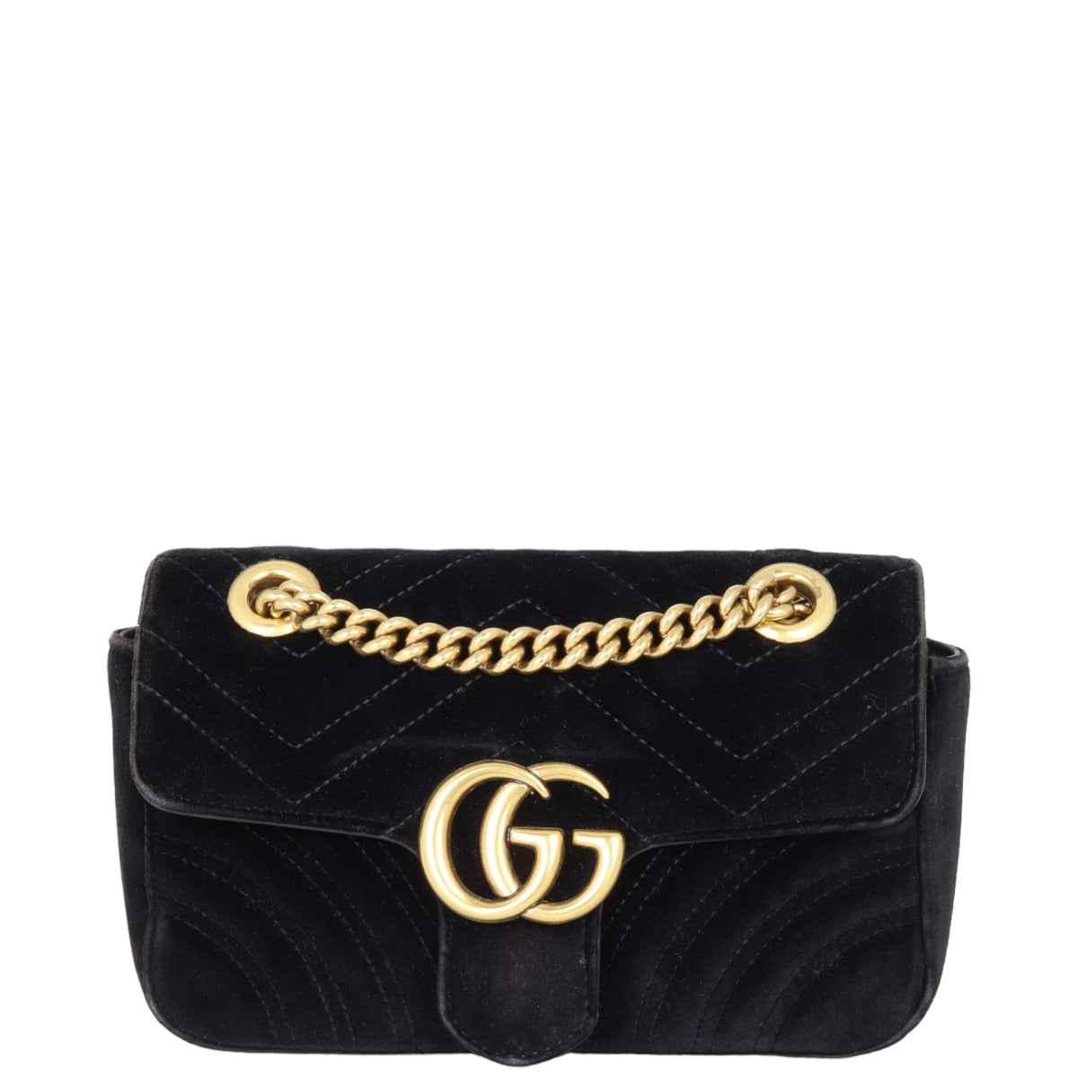 Gucci Marmont Velvet Mini Shoulder Bag