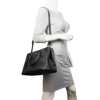Prada Saffiano Lux Galleria Double Zip Tote Medium