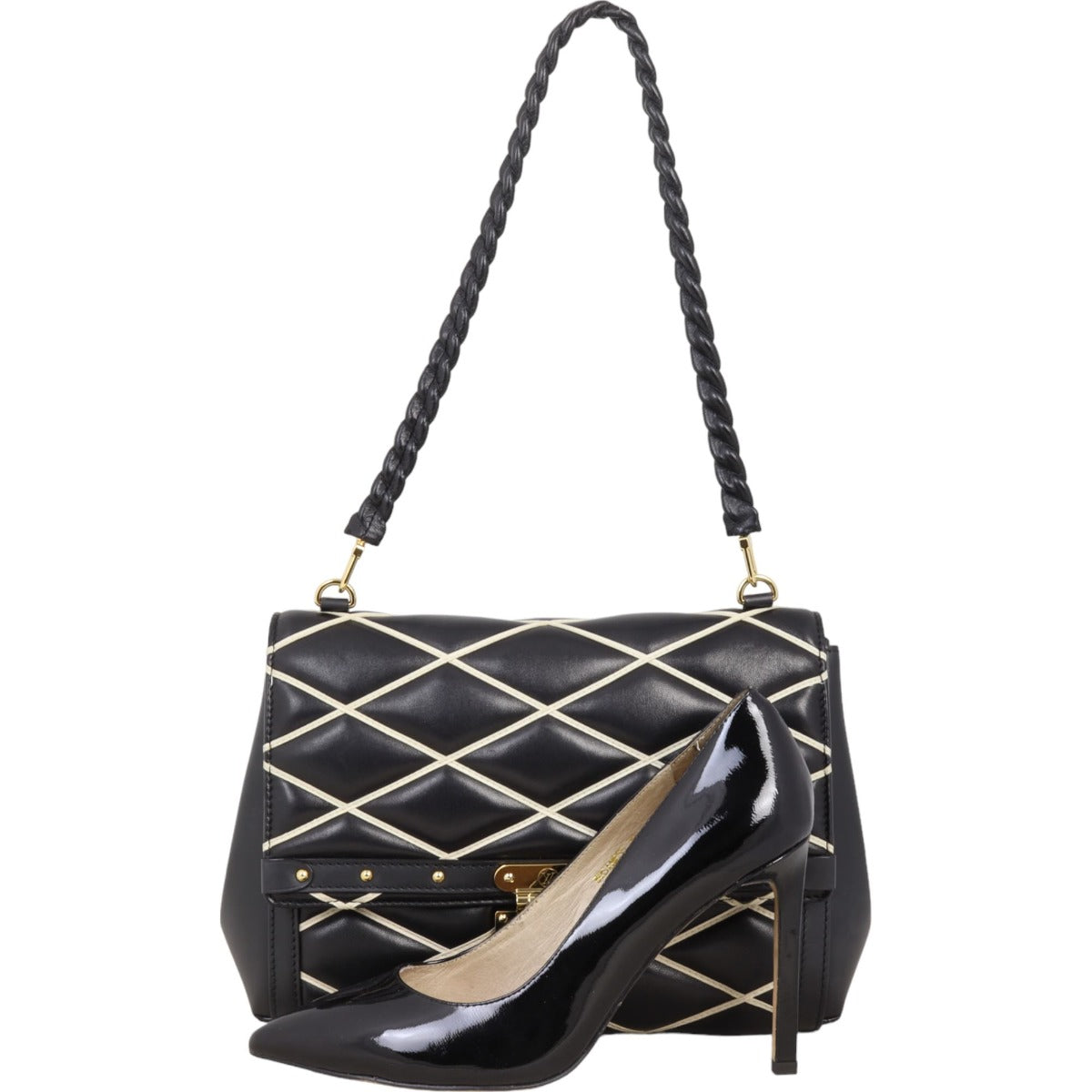 Louis Vuitton Malletage Pochette Flap Bag