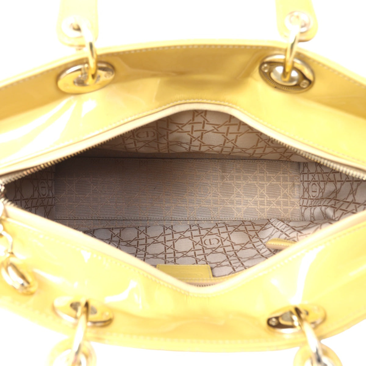 Dior Lady Dior Large Patent