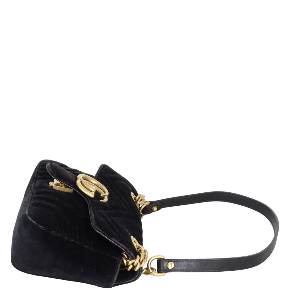 Gucci Marmont Velvet Mini Shoulder Bag