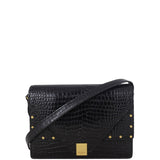 Saint Laurent Margaux Shoulder Bag Croc-Embossed