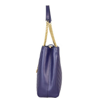 Saint Laurent Chevron Shopping Tote