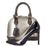Louis Vuitton Alma BB Monogram Vernis Metallise | Taupe