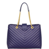 Saint Laurent Chevron Shopping Tote