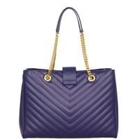 Saint Laurent Chevron Shopping Tote