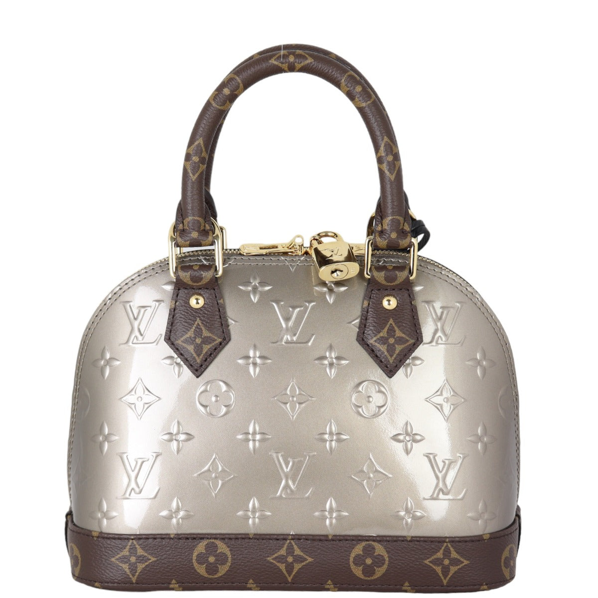 Louis Vuitton Alma BB Monogram Vernis Metallise | Taupe