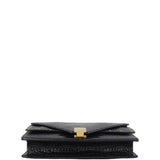 Saint Laurent Margaux Shoulder Bag Croc-Embossed
