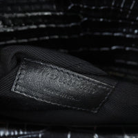 Saint Laurent Margaux Shoulder Bag Croc-Embossed