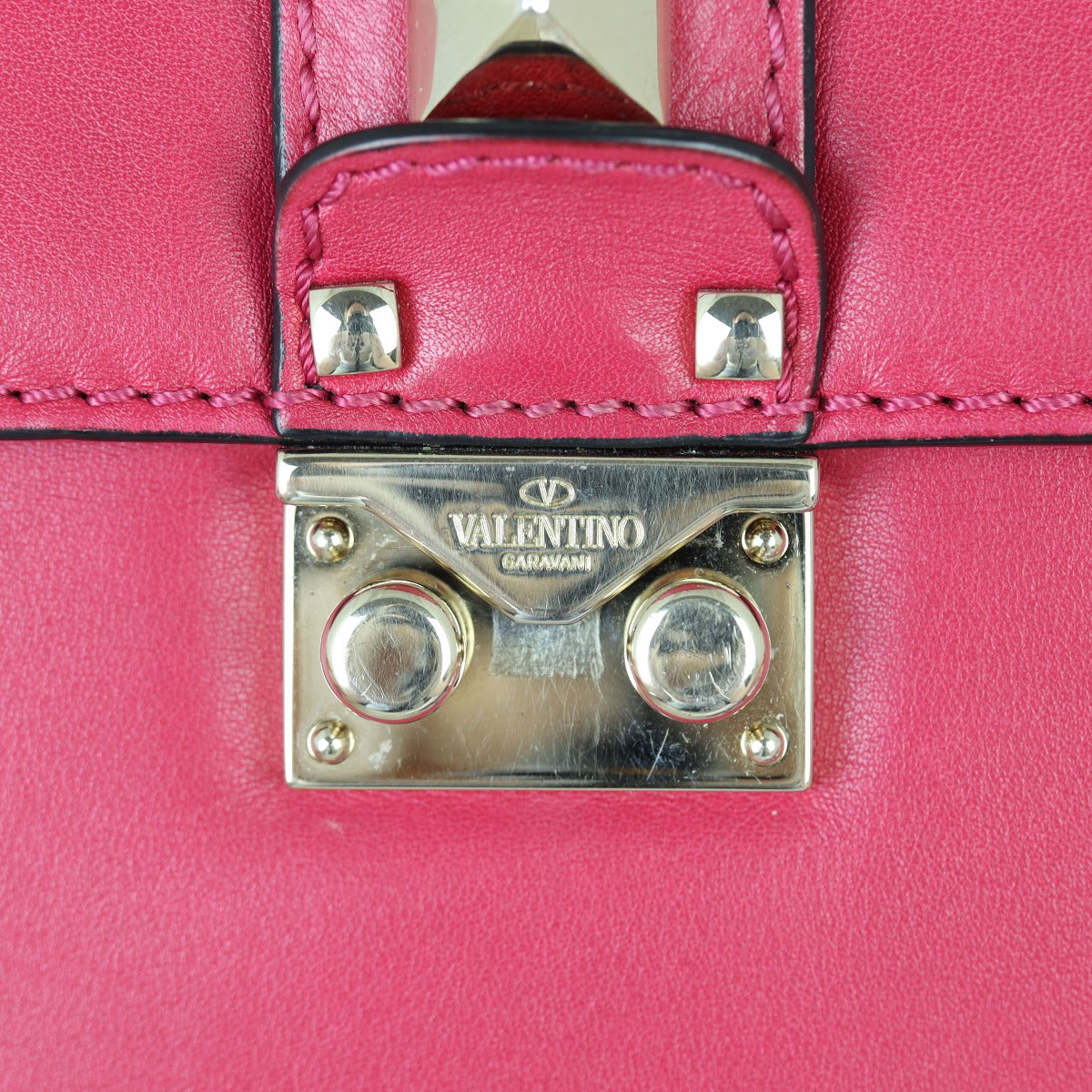 Valentino Glam Lock Medium Shoulder Bag Hardware