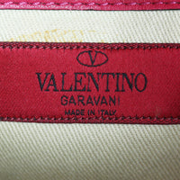 Valentino Glam Lock Medium Shoulder Bag Interior Stamp