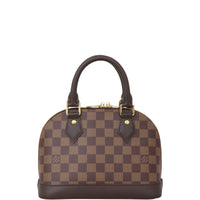 Louis Vuitton Alma BB Damier Ebene |  Detachable Clochette