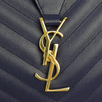 Saint Laurent Chevron Shopping Tote