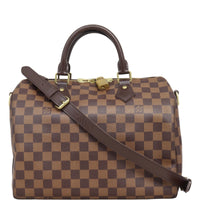 Louis Vuitton Speedy 30 Bandouliere Damier Ebene