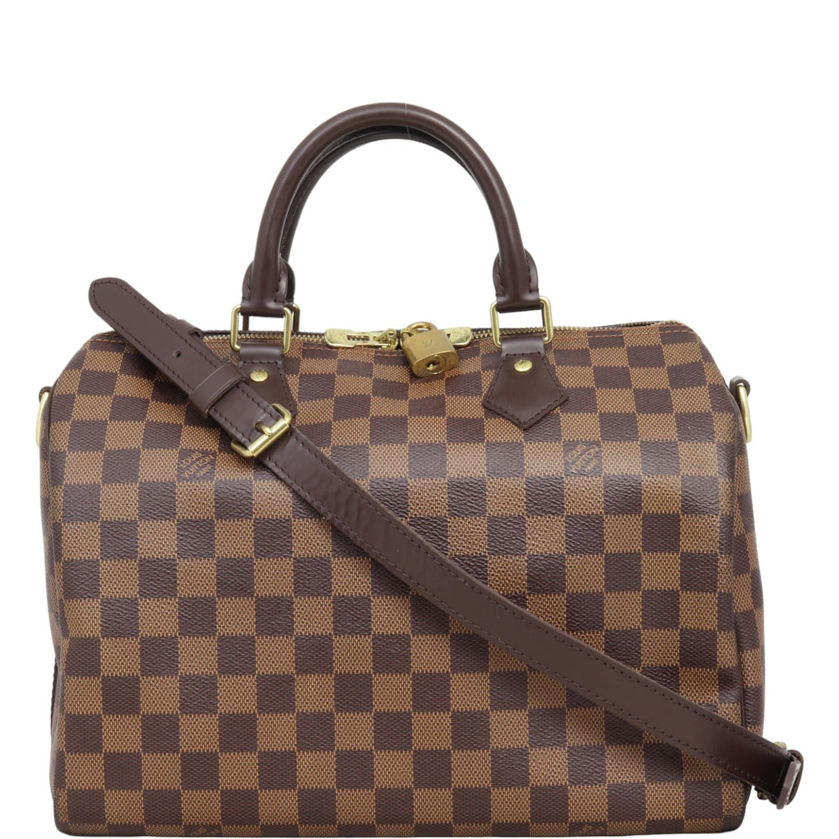 Louis Vuitton Speedy 30 Bandouliere Damier Ebene
