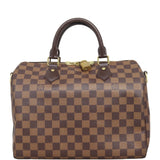 Louis Vuitton Speedy 30 Bandouliere Damier Ebene