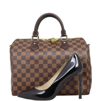 Louis Vuitton Speedy 30 Bandouliere Damier Ebene