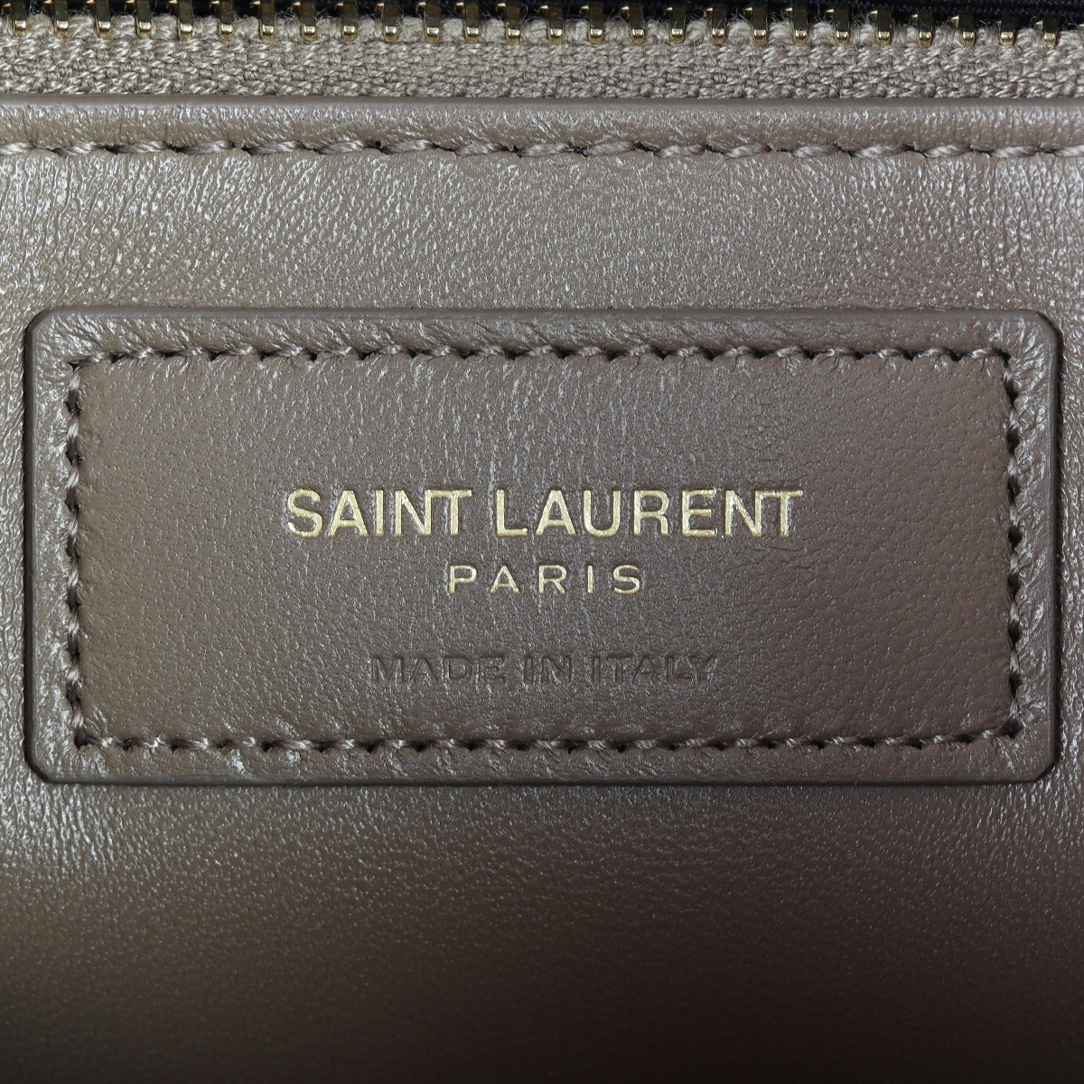 Saint Laurent Le Maillon Satchel Interior Stamp