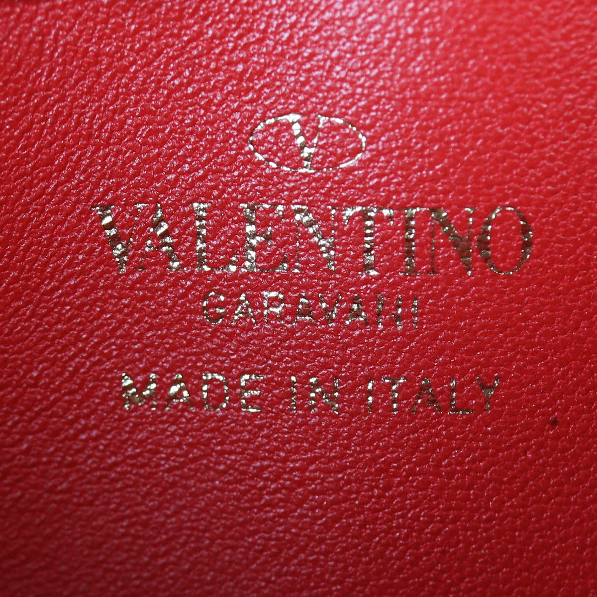 Valentino Rockstud Mini Phone Bag Interior Stamp