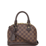Louis Vuitton Alma BB Damier Ebene |  Detachable Clochette