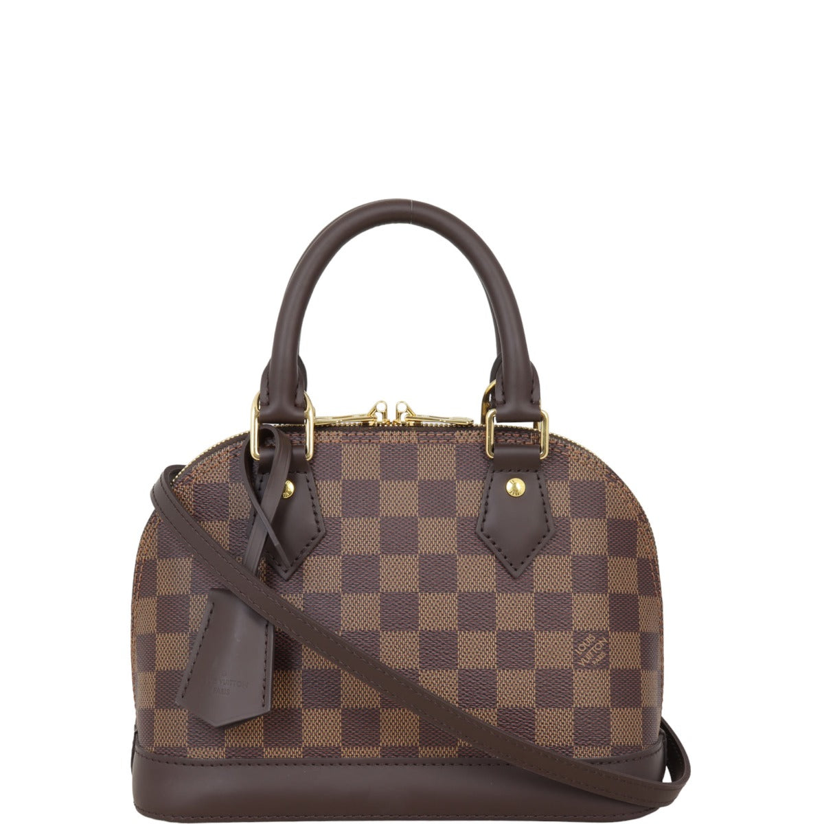 Louis Vuitton Alma BB Damier Ebene |  Detachable Clochette