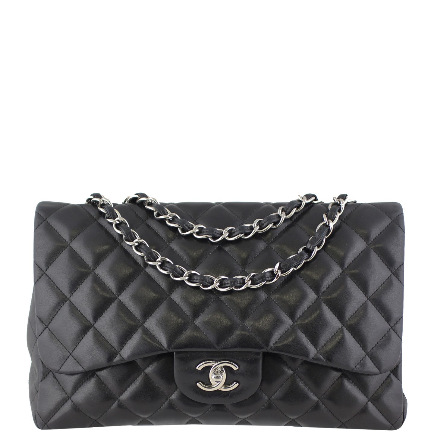 Chanel Classic Single Flap Jumbo Front