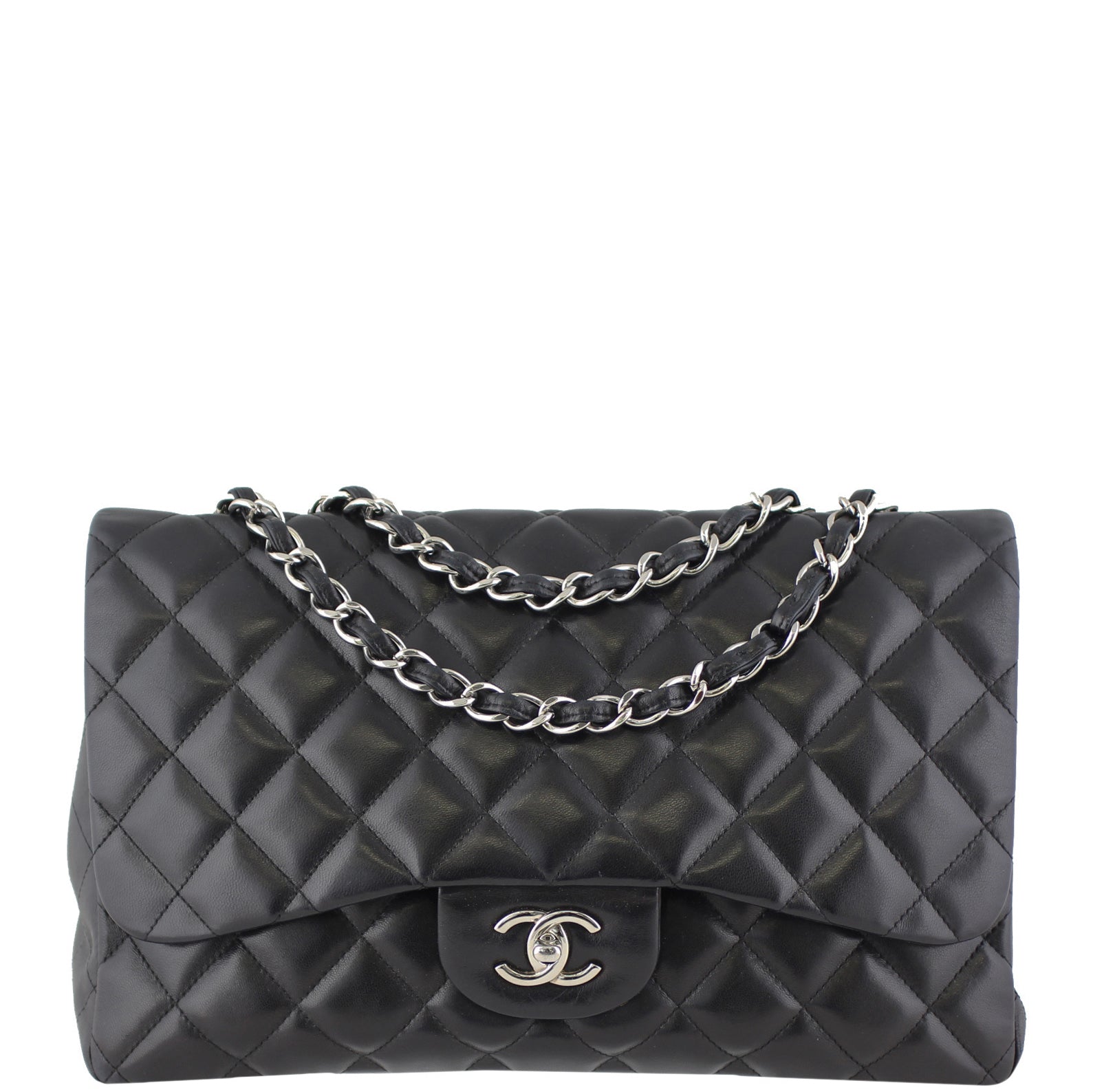 Chanel Classic Single Flap Jumbo Front