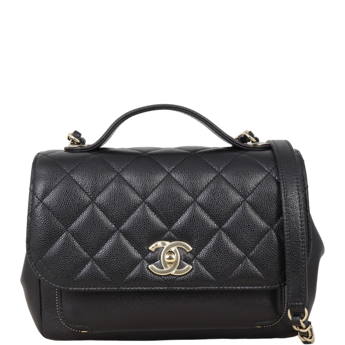 Chanel Business Affinity Small Flap Bag | Black Caviar