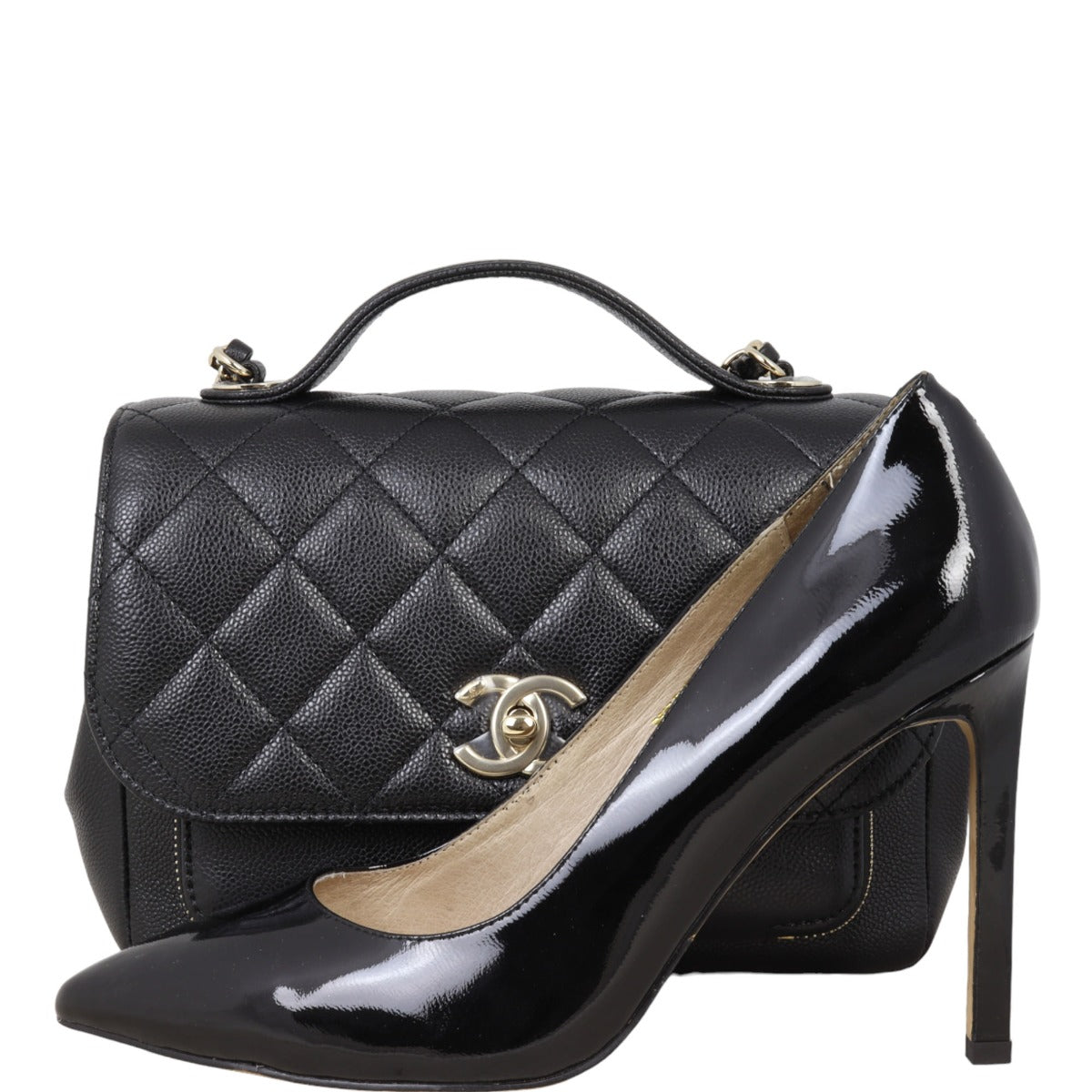 Chanel Business Affinity Small Flap Bag | Black Caviar