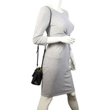 Prada Saffiano Lux Galleria Double Zip Tote Micro