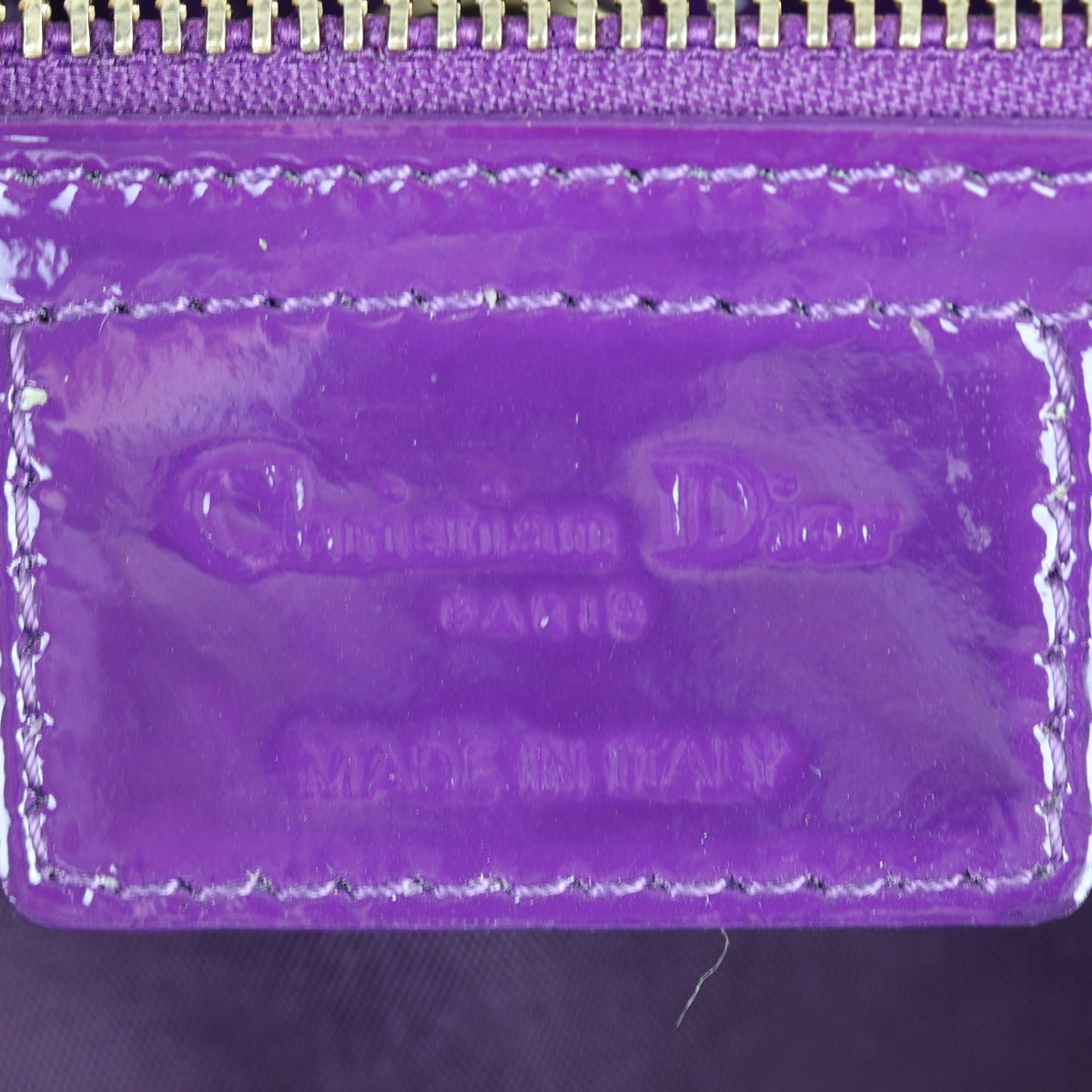 Dior Lady Dior Large Shopping Tote Interior Stamp