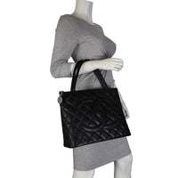 Chanel Medallion Tote | Silver Zip