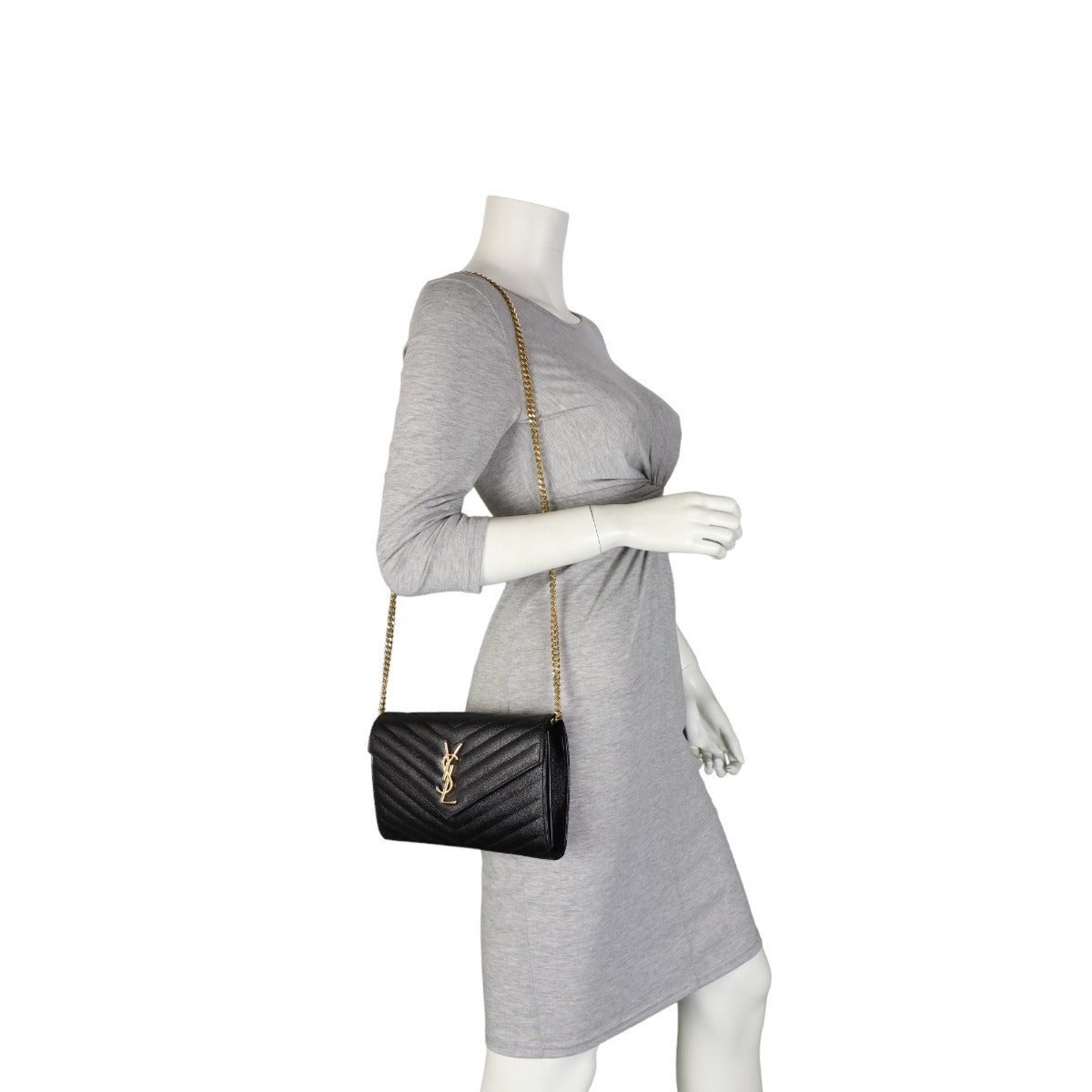 Saint Laurent Cassandre Chain Wallet