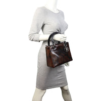 Dior Lady Dior Medium Printed Rose