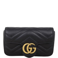 Gucci GG Marmont Matelasse Super Mini Shoulder Bag