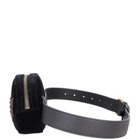 Gucci GG Marmont Belt Bag Crystal Star Velvet